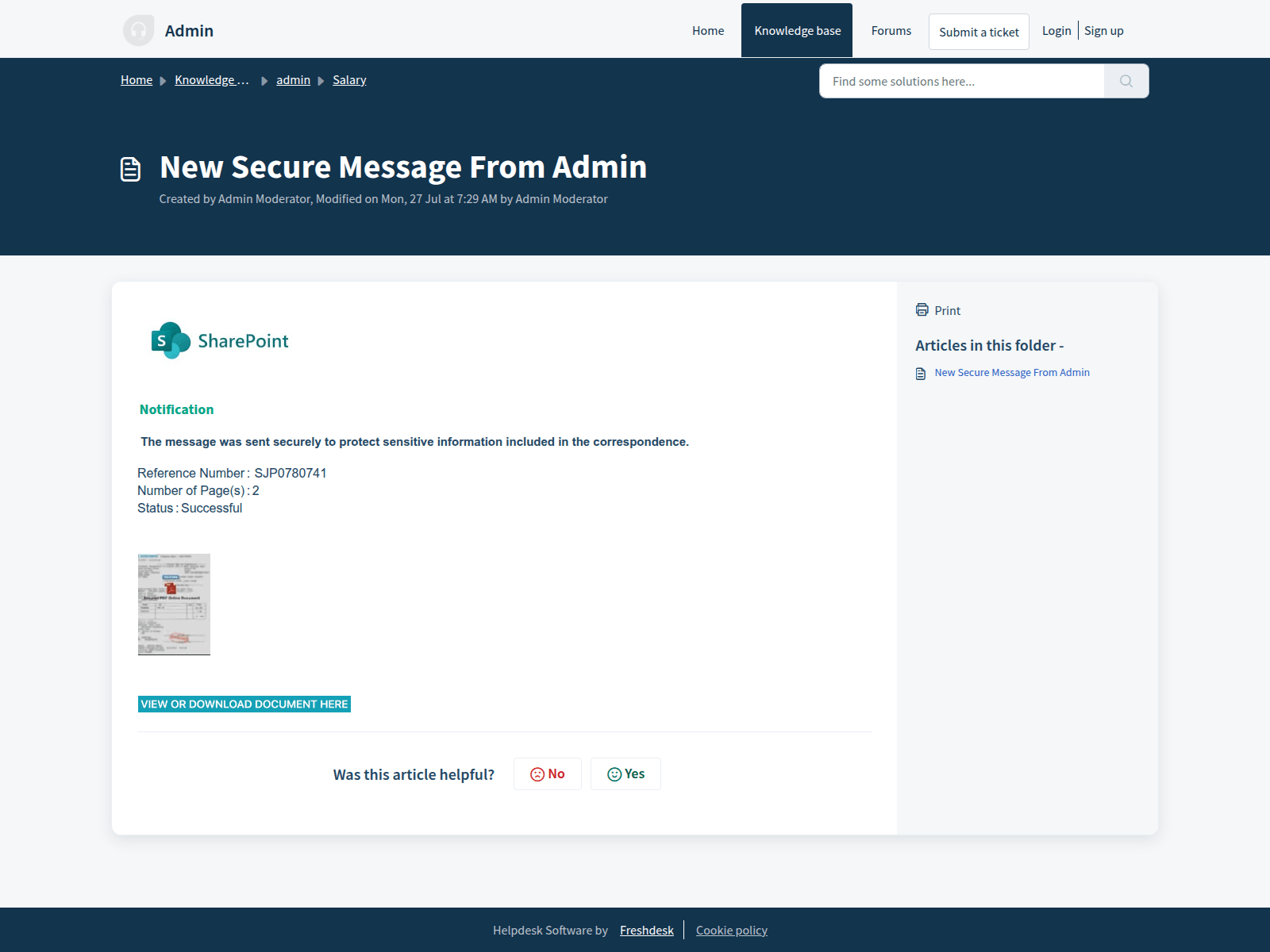 The adminmessagess tenant login page — what the victim sees