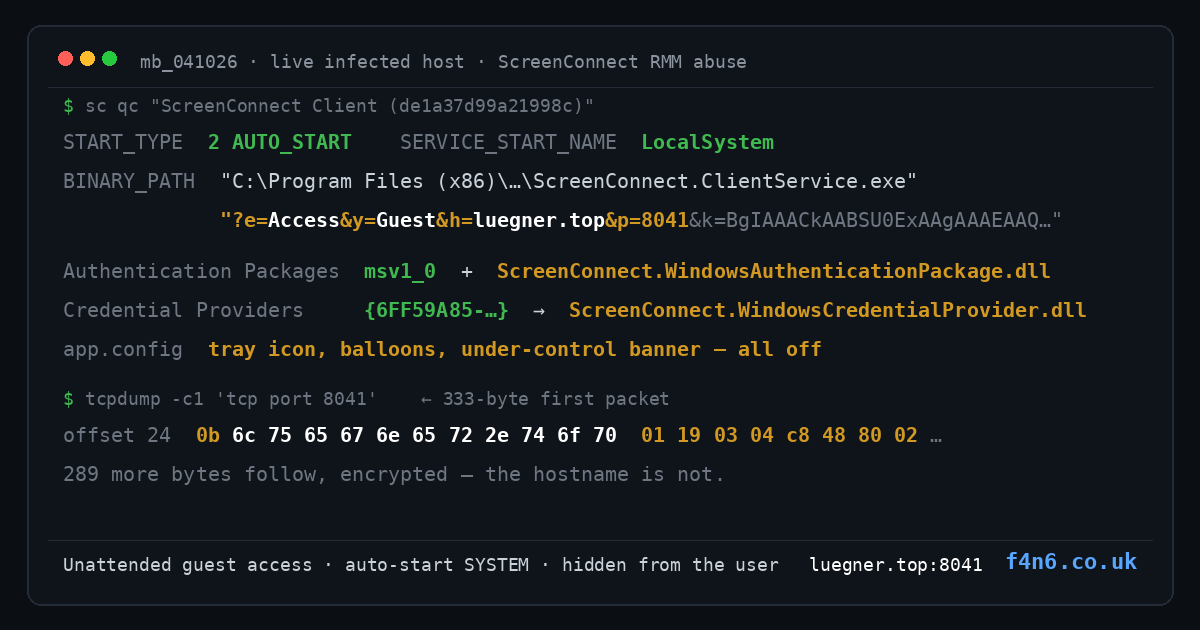 A "Feedback Tool" That Isn't: ScreenConnect RMM Abuse Hidden in a 12 MB Batch File