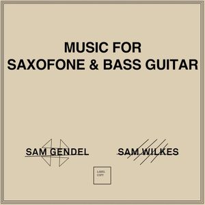 SAM GENDEL & SAM WILKES ー Music for Saxofone  and Bass Guitar