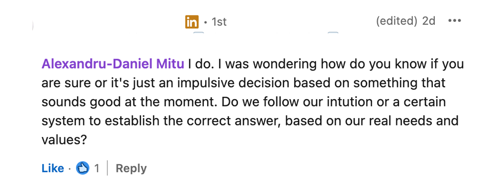 How do you know if you’re sure — or if it’s just an impulse?
