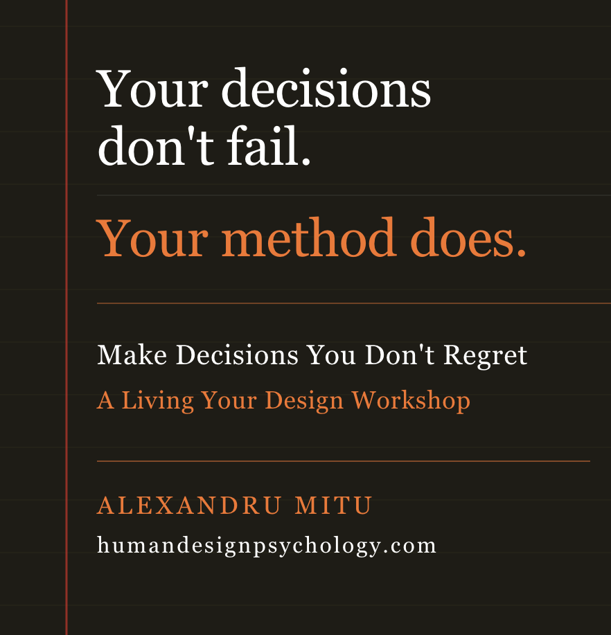 Make Decisions You Don't Regret