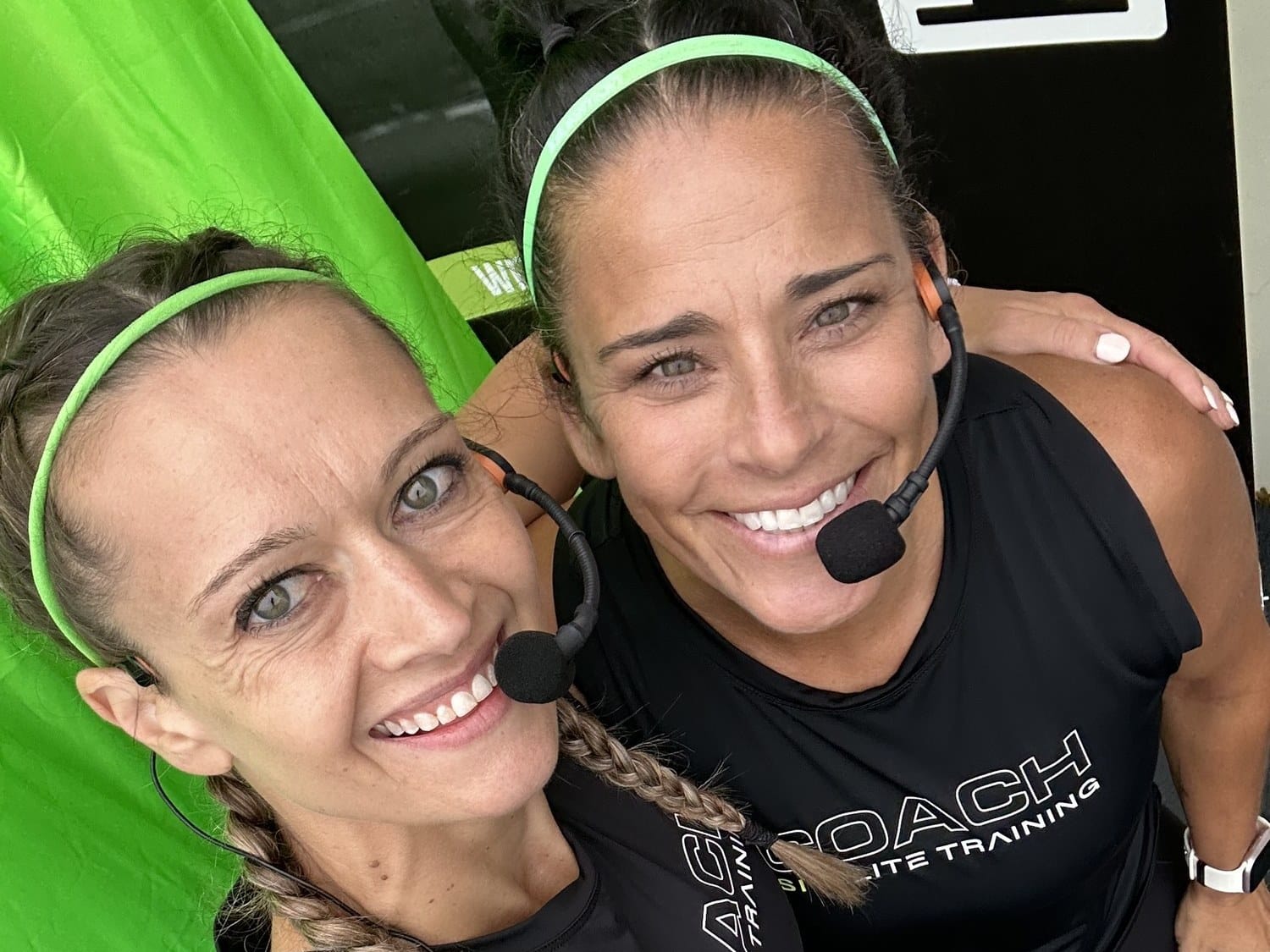 Jessica Winnie and Laura Leys coaching an ISI® Elite Training session