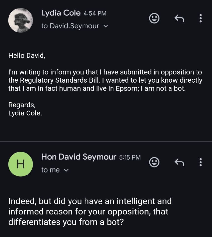 The mounting arrogance of David Seymour