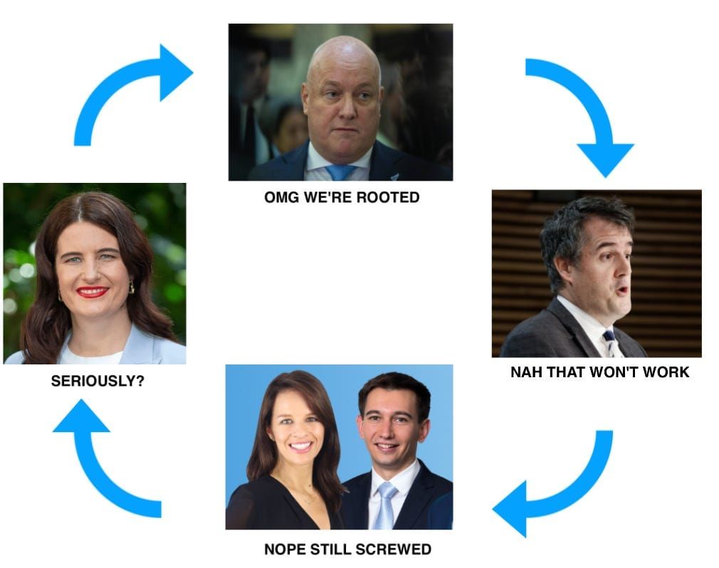 Who-should-be-leader decision flow of doom