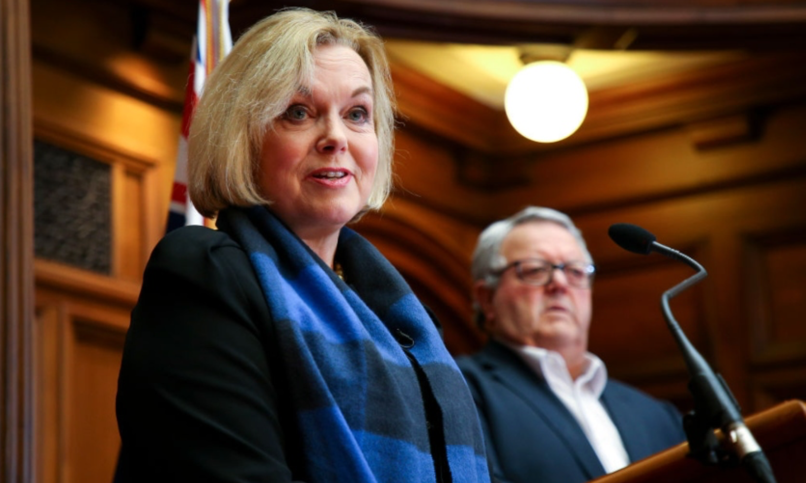 Happy now, don't know about Judith Collins.
