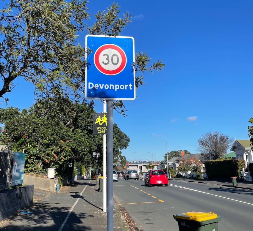 Welcome to Devonport have a nice drive