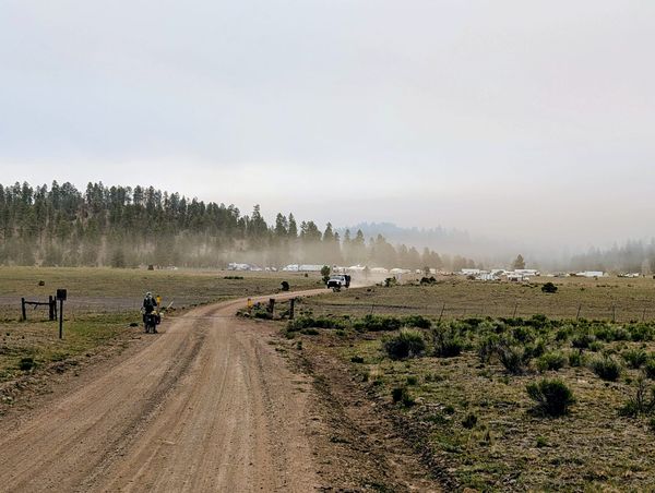 Days 5 - 7/ 151 miles.                 Silver City to Pie Town            Stifling desert heat past majestic pines then desolate sandy brushland and wildfire