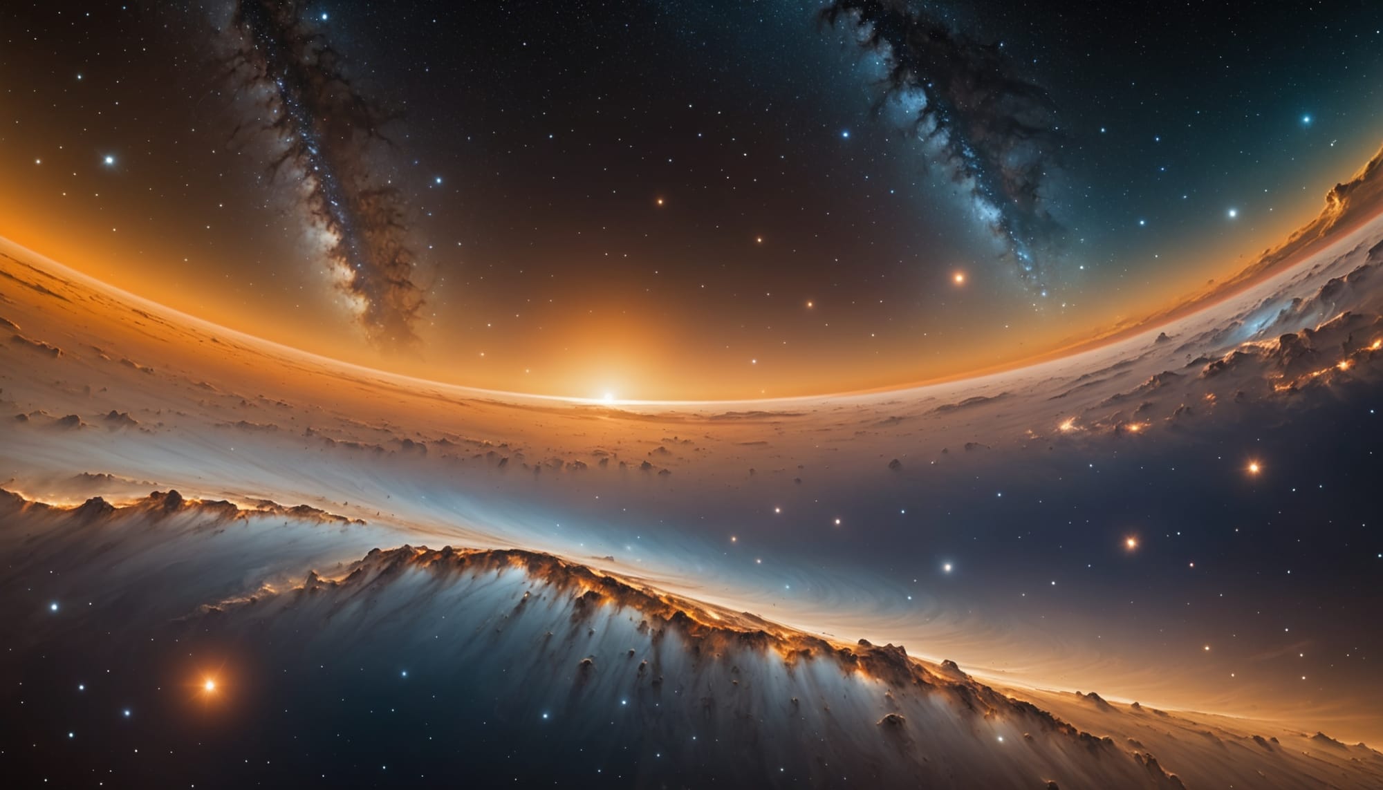 The Universe Was Once a Pale Shade of Orange