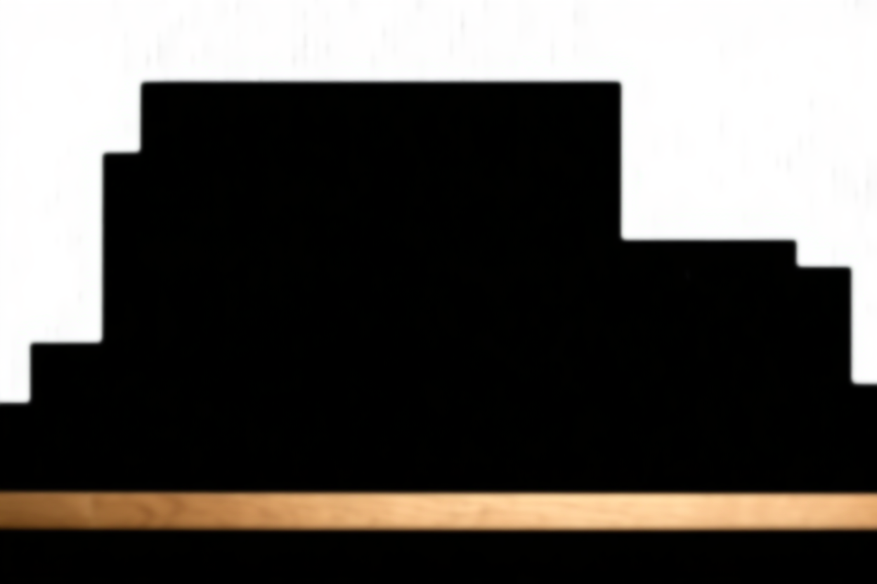 a server rack with blinking lights representing data processing next to a stack of video hard drives on a wooden shelf, 