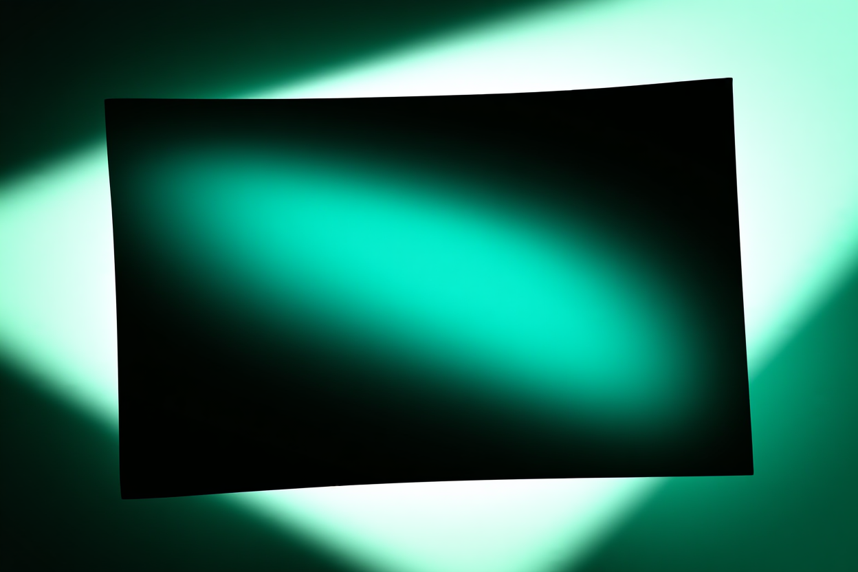 Una vista cercana de papeles gráficos vectoriales coloridos dispersos sobre una superficie de mesa texturizada oscura con tijeras y un rul\