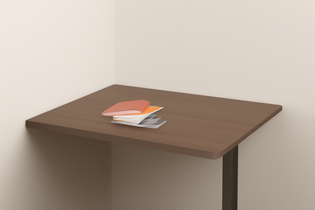 Una scrivania moderna per l'ufficio domestico con un laptop che mostra grafici colorati accanto a un quaderno pieno di appunti scritti a mano