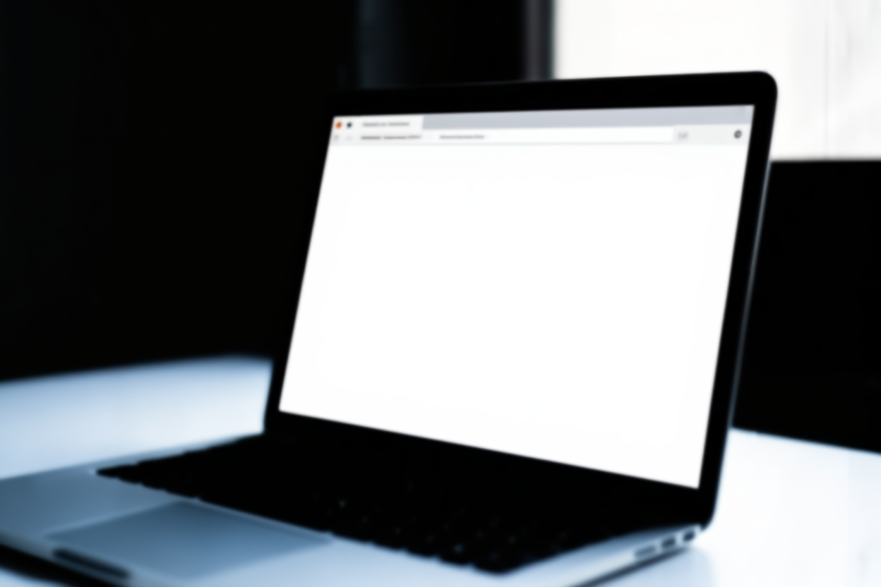 pantalla de una laptop mostrando un formulario de metadatos estructurado con tipografía limpia en un espacio de trabajo moderno, luz diurna suave, paisaje ancho