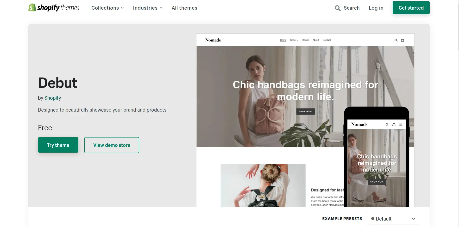 Debut Shopify Theme
