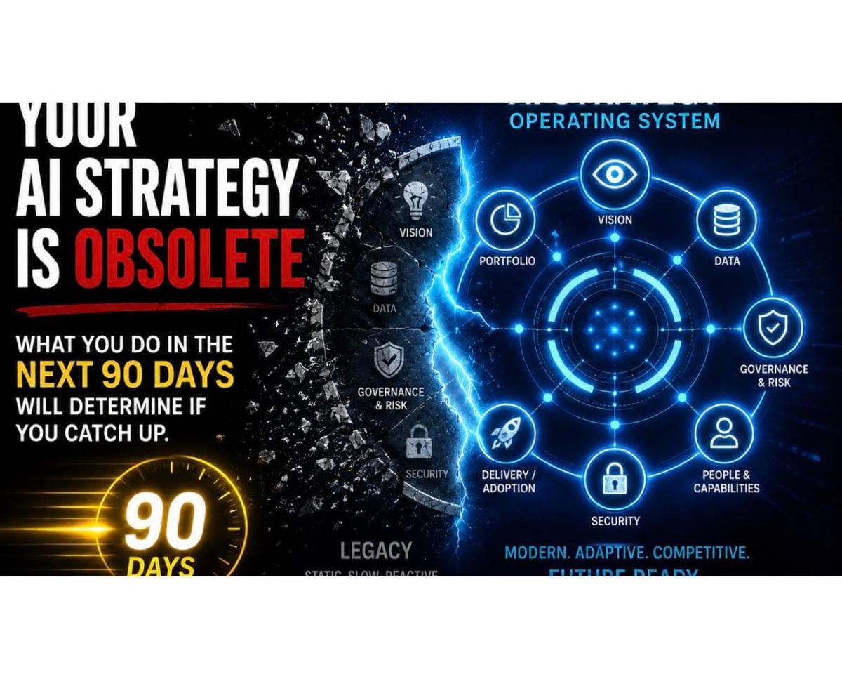 Your AI Strategy Is Already Obsolete. What You Do in the Next 90 Days Will Determine If You Catch Up.