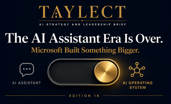 Microsoft Isn't Building Another AI Assistant. It's Building the Enterprise AI Operating System.