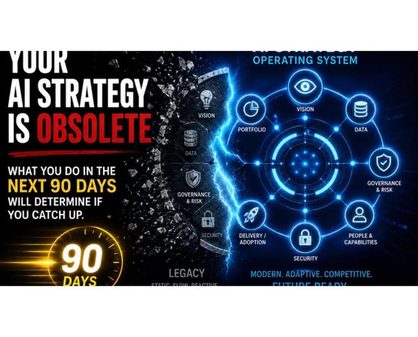 Your AI Strategy Is Already Obsolete. What You Do in the Next 90 Days Will Determine If You Catch Up.