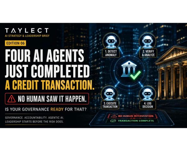 FOUR AI AGENTS HAVE JUST COMPLETED A CREDIT TRANSACTION.