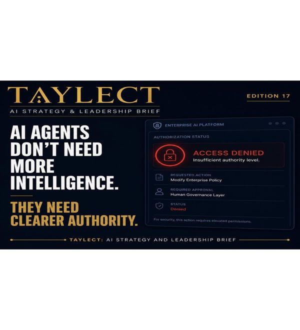 AI Agents Don't Need More Intelligence. They Need Clearer Authority.