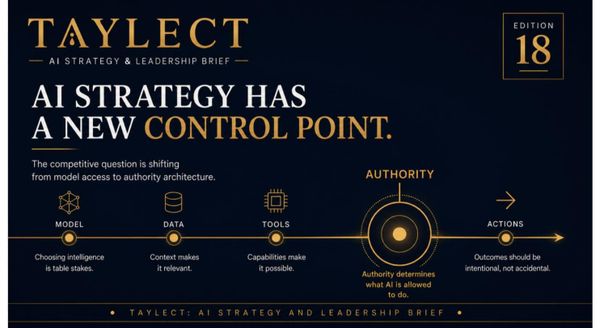 AI Strategy Has A New Control Point.