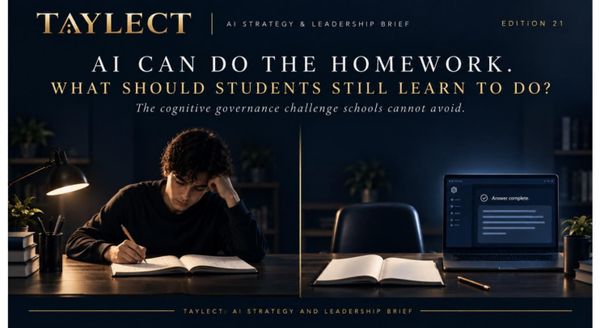 What should students still be taught to do when AI can do their homework?