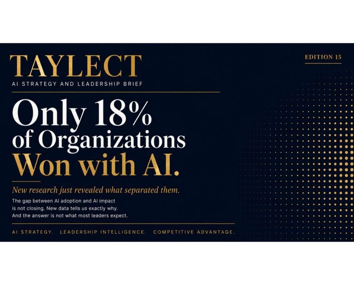 New Research Studied 500 Organizations Deploying AI. Only 18% Won. Here Is What Separated Them.