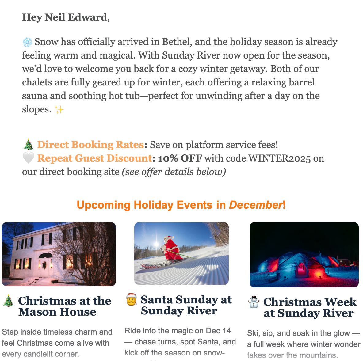 Email Marketing Campaign Example