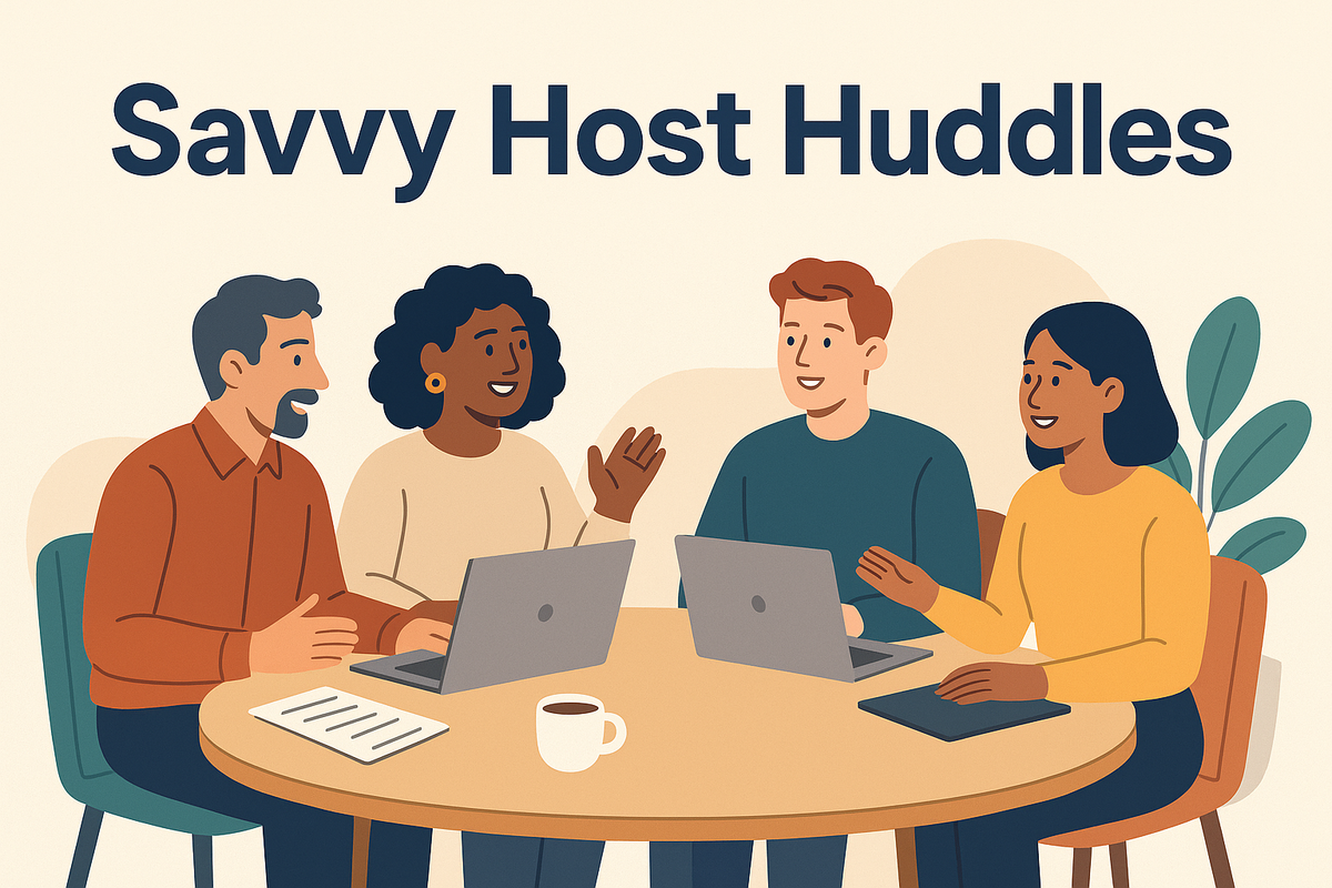 Introducing Savvy STR Host Huddles!