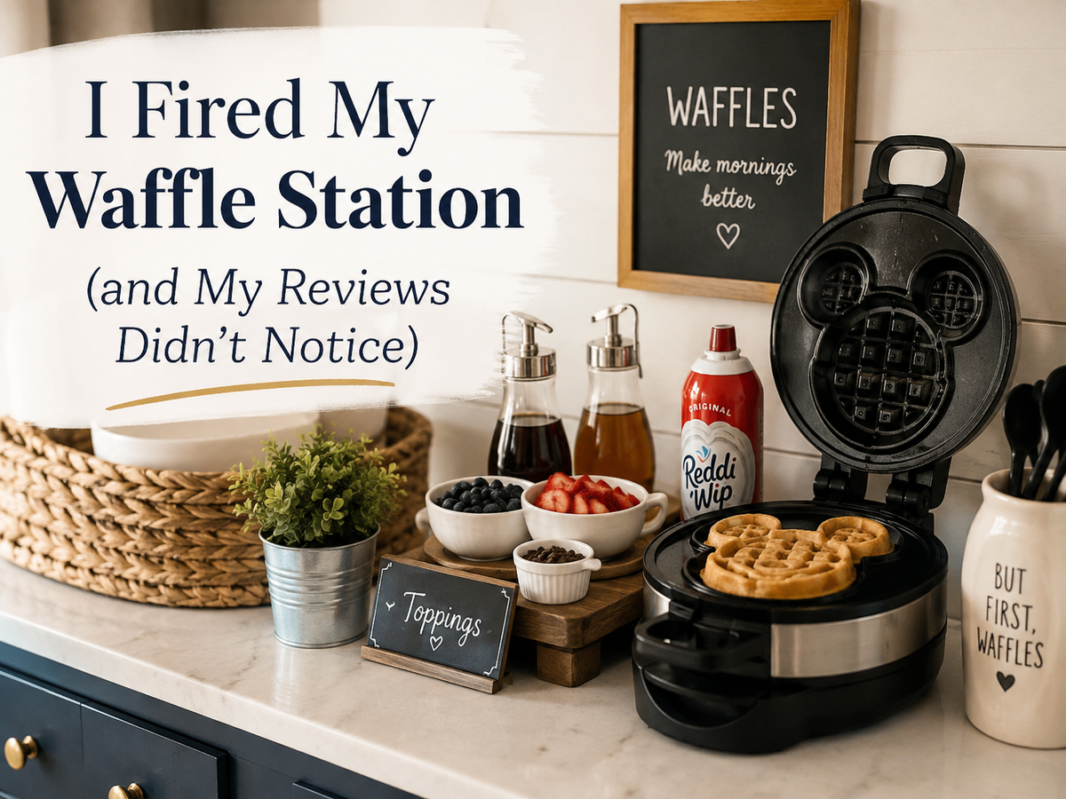 I Fired My Waffle Station (and My Reviews Didn't Notice)