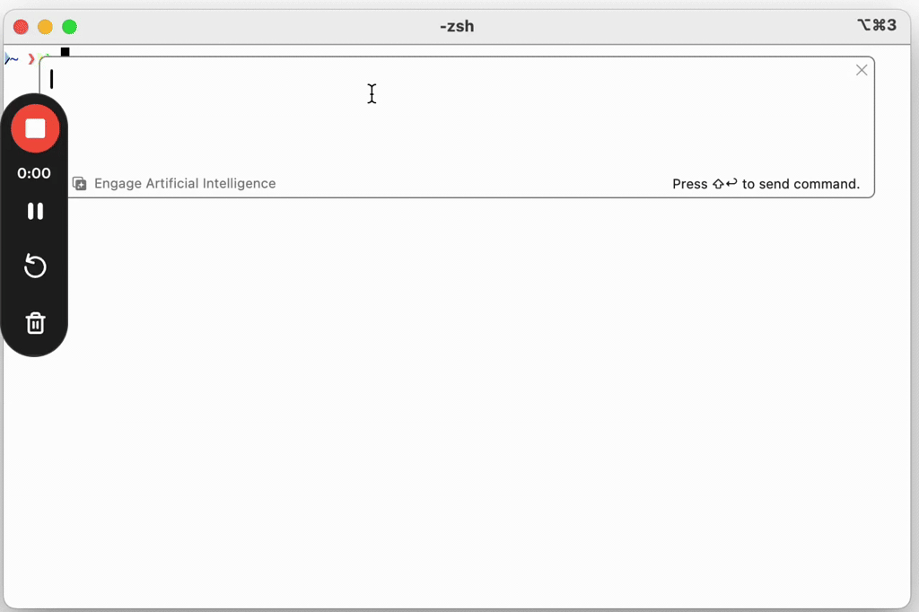 iTerm2 AI plugin demo generating and running Kubernetes commands from natural language