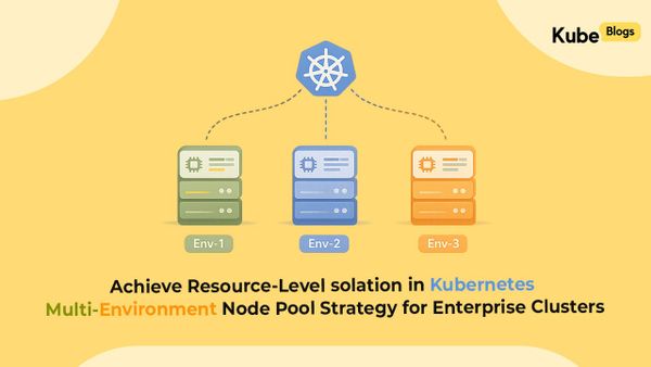 Kubernetes multi-environment node pool strategy for resource-level isolation across dev staging and production