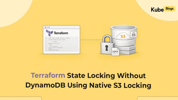 Managing Terraform state locking with native S3 locking instead of DynamoDB