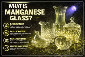 What Is Manganese Glass? Why It’s Not Radioactive Like Uranium Glass? Feature Image
