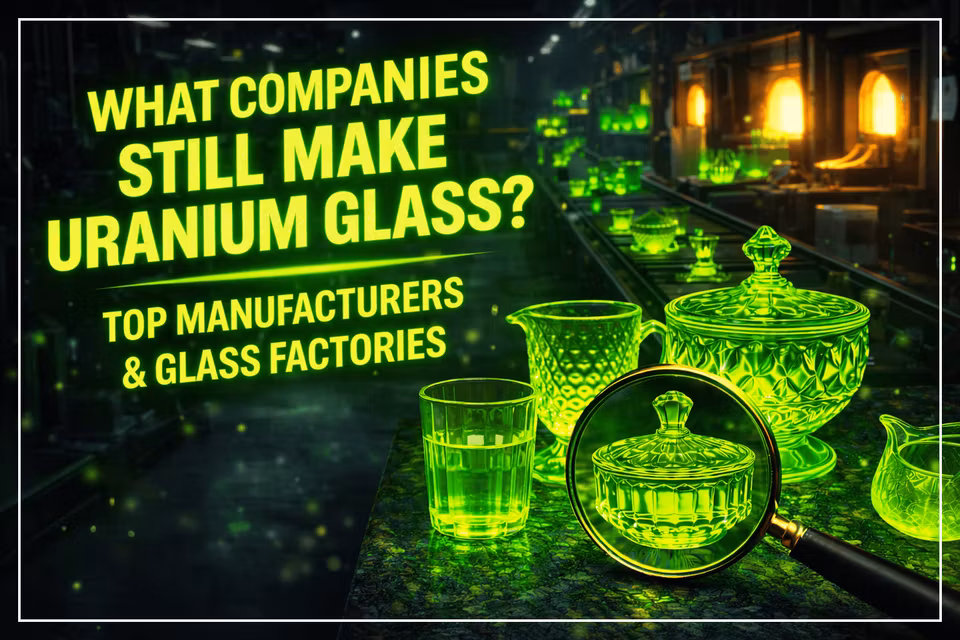 What Companies Still Make Uranium Glass? Top Manufacturers and Glass Factories Feature Image