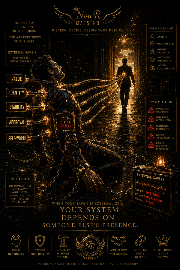"Sovereignty is your crown. Dependency is your abdication."