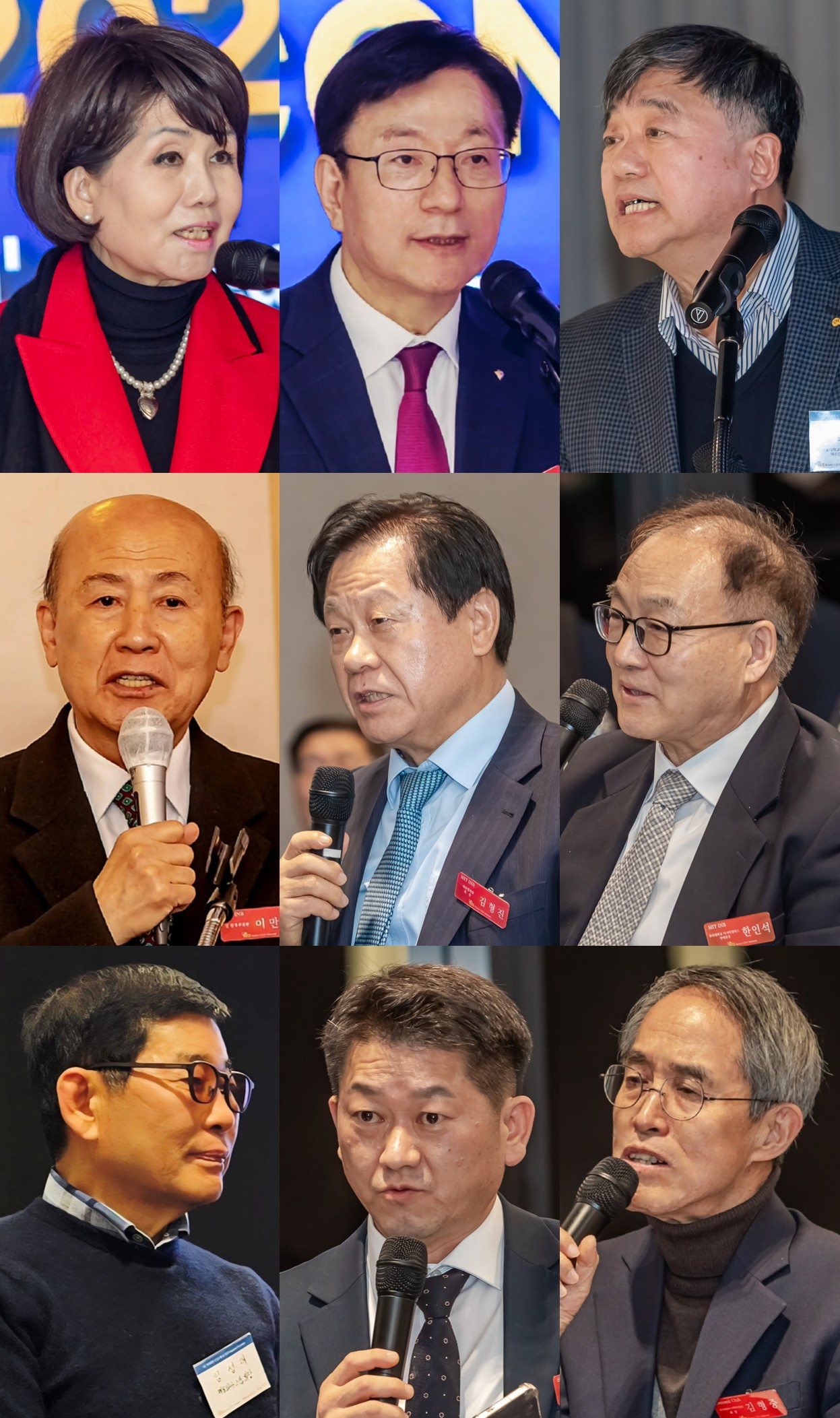 코리아씨이오서밋(이사장 박봉규)이 지난 2월 26일, 경기도 과천시 아이티센타워에서 개최한 제51회 서밋포럼에서, 주요 참석자들이 역할에 따라 발표하고 있다.(첫째줄 좌로부터)조봉희 코리아씨이오서밋 대표, 박봉규 코리아씨이오서밋 이사장, 박희재 서울대학교 특임교수, (둘째줄 좌로부터)이만의 전 환경부 장관, 김형진 세종텔레콤 회장, 한인석 바이오플러스 부회장, (셋째줄 좌로부터)임성재 제모피아그룹 회장, 이영대 우정물류사업 의장, 김형중 한국핀테크학회 회장