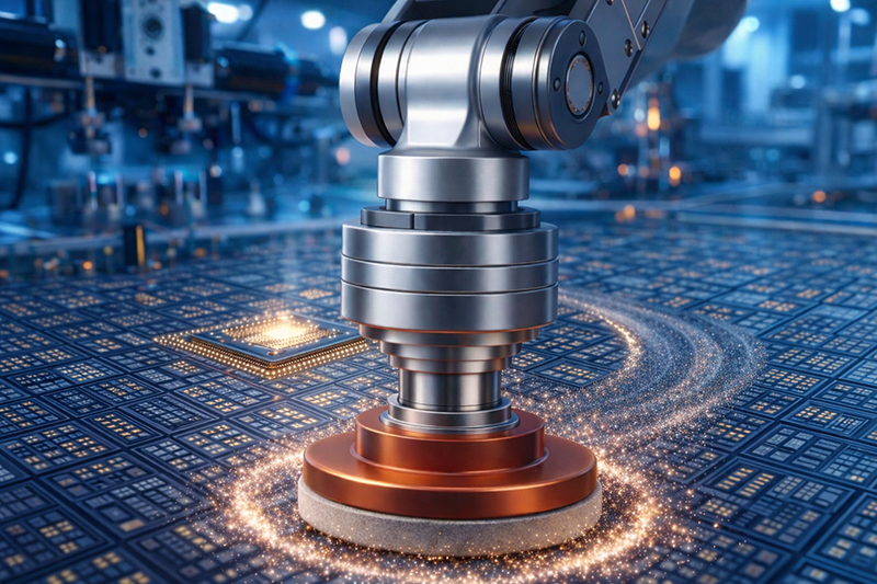 ‘사포’로 반도체를 깎았더니...AI 반도체 가공 새 길 열다​