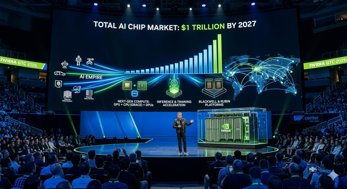 젠슨 황 “AI 칩 시장 1조 달러 시대 온다”… 엔비디아, 차세대 ‘블랙웰’로 AI 제국 수성