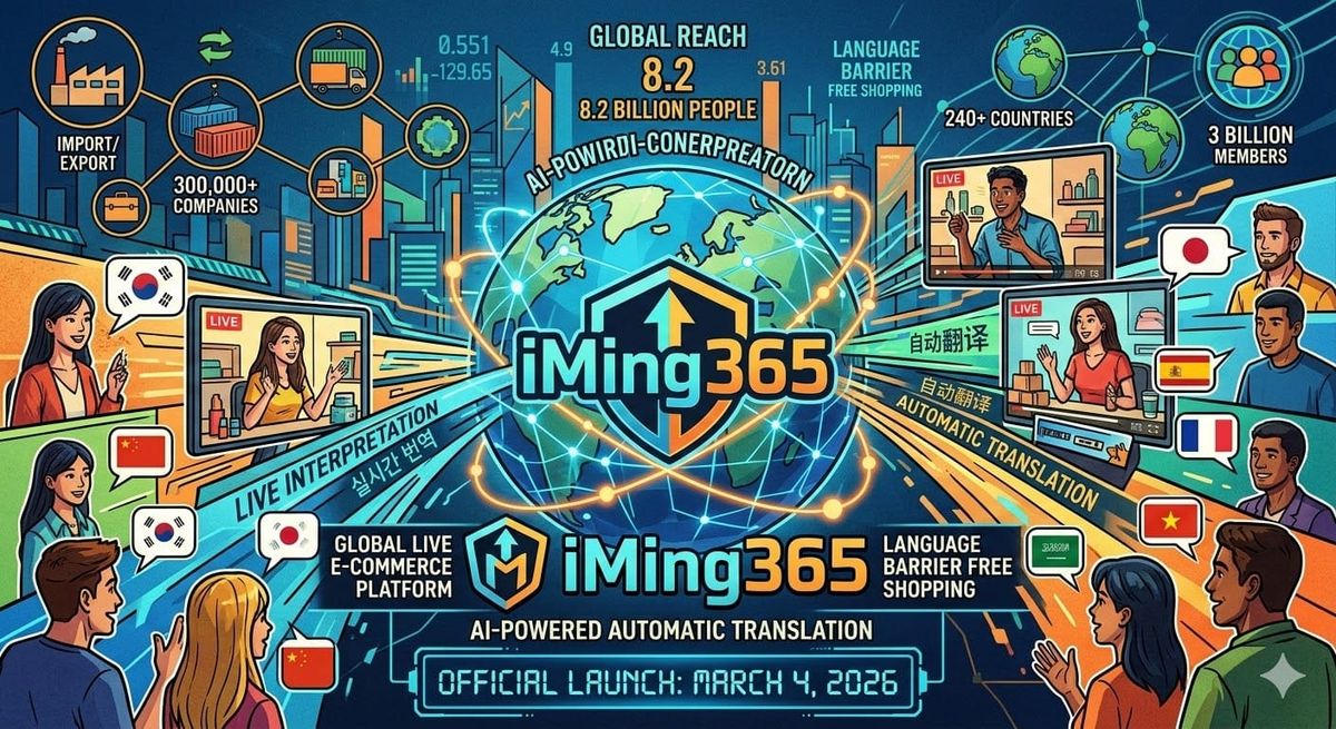 언어 장벽 무너진 240개국 직거래 시대… AI 통역 ‘아이밍365’ 공식 출범