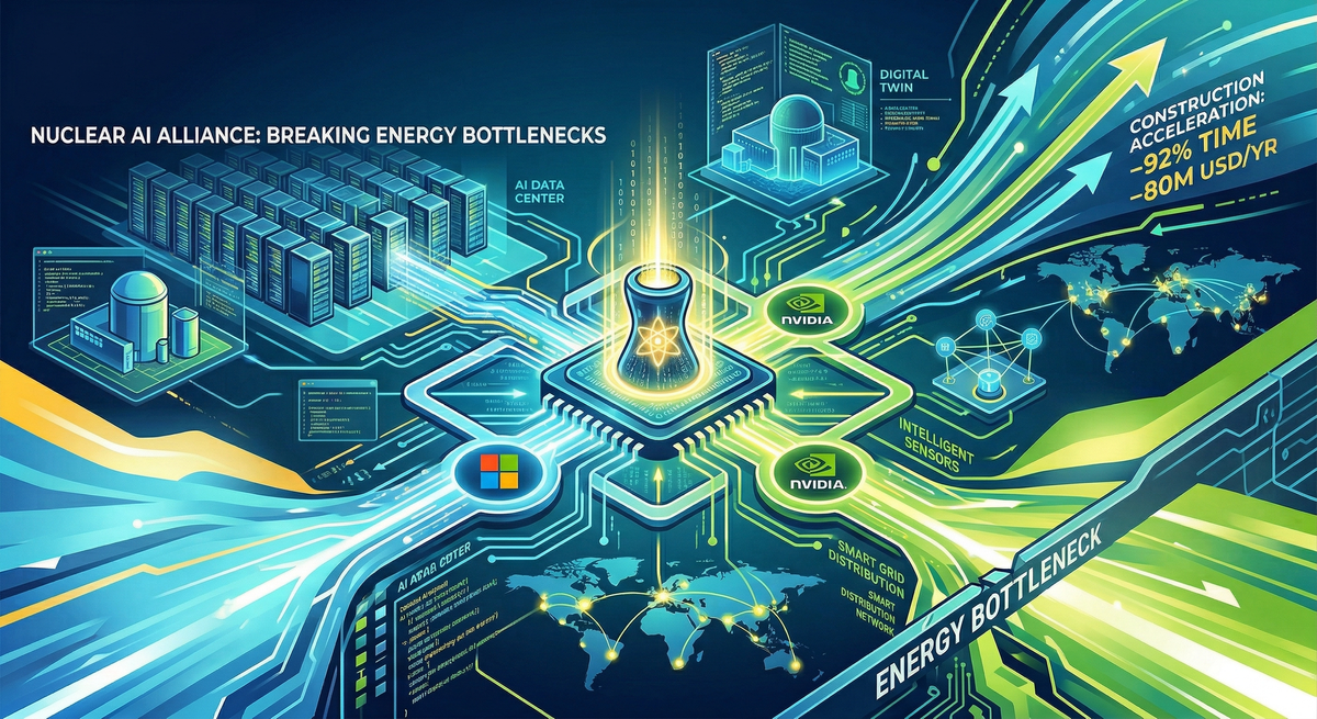 MS·엔비디아 '핵에너지 AI' 동맹 결성... 에너지 병목 현상 정면 돌파