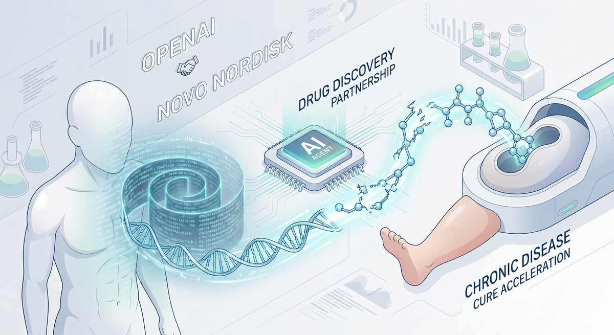 오픈AI·노보 노디스크 파트너십 체결... AI로 신약 개발 잔혹사 끝낸다