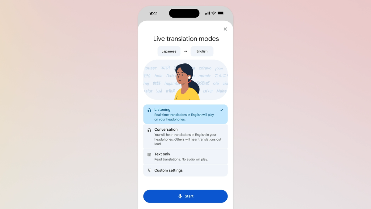 구글, 헤드폰을 실시간 통역사로… 'Live Translate' iOS 정식 지원 시작