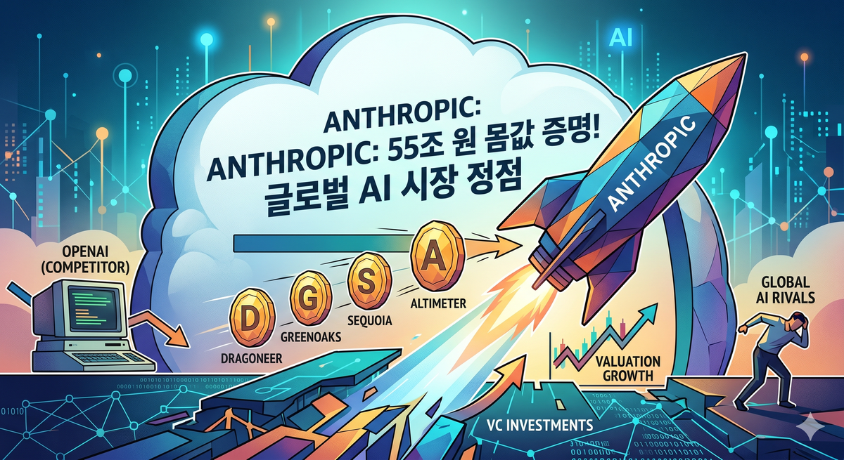 앤트로픽, 55조 몸값 증명하며 'AI 대전' 정점 찍었다... 글로벌 큰손들 줄서기