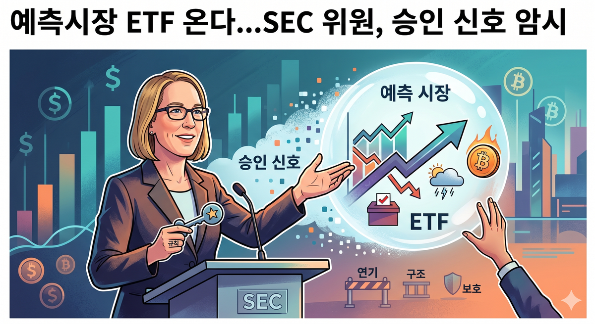 SEC 위원 "시장 진입 막을 수 없다"... 예측시장 ETF 시대 개막하나