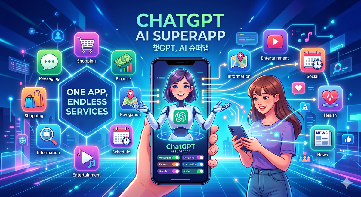 챗GPT, AI 슈퍼앱으로 진화한다... IPO 앞둔 오픈AI의 승부수
