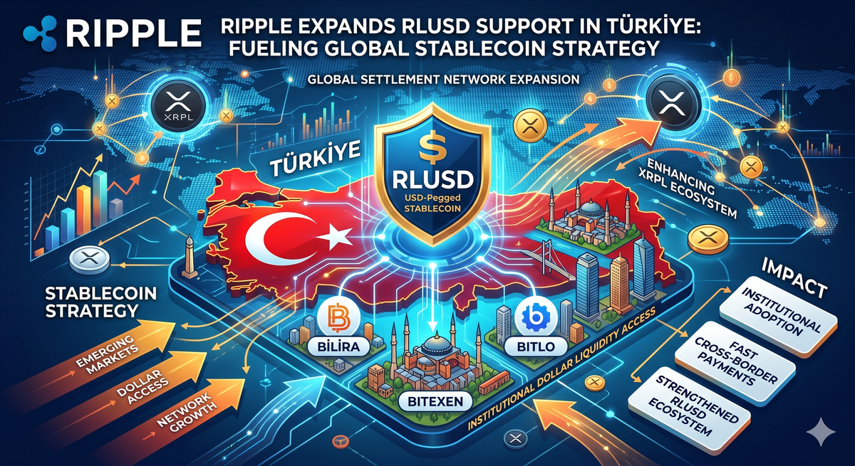 리플(Ripple), 튀르키예 시장 겨냥 RLUSD 지원 확대…글로벌 스테이블코인 전략 가속화