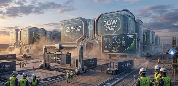 엔비디아, AI 클라우드 ‘네비우스’에 20억 달러 수혈… ‘5GW급 AI 팩토리’ 세운다