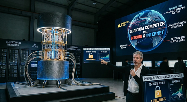 "양자컴퓨터가 비트코인 깨면 인터넷도 붕괴”... 마이클 세일러, ‘양자 공포’ 정면 반박