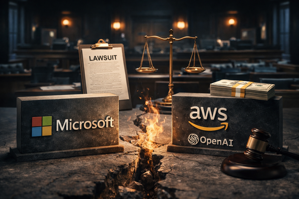 MS, OpenAI-아마존 '500억 달러 동맹'에 법적 대응 검토… 애저 독점권 '균열'