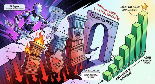 "SaaS의 종말인가"… 앤트로픽 'AI 에이전트' 습격에 미 소프트웨어주 연쇄 폭락