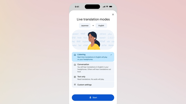 구글, 헤드폰을 실시간 통역사로… 'Live Translate' iOS 정식 지원 시작